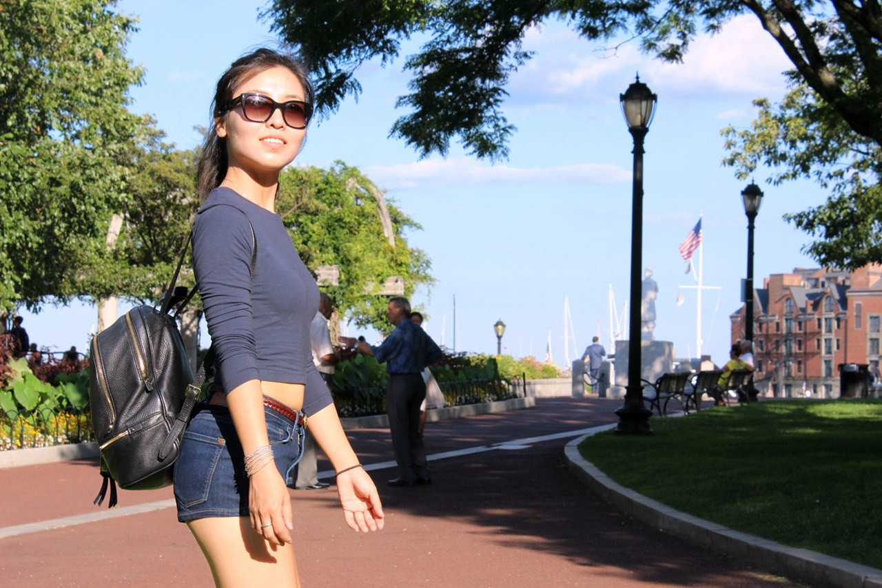 Sinh viên chia sẻ hình ảnh tại Boston với gia đình